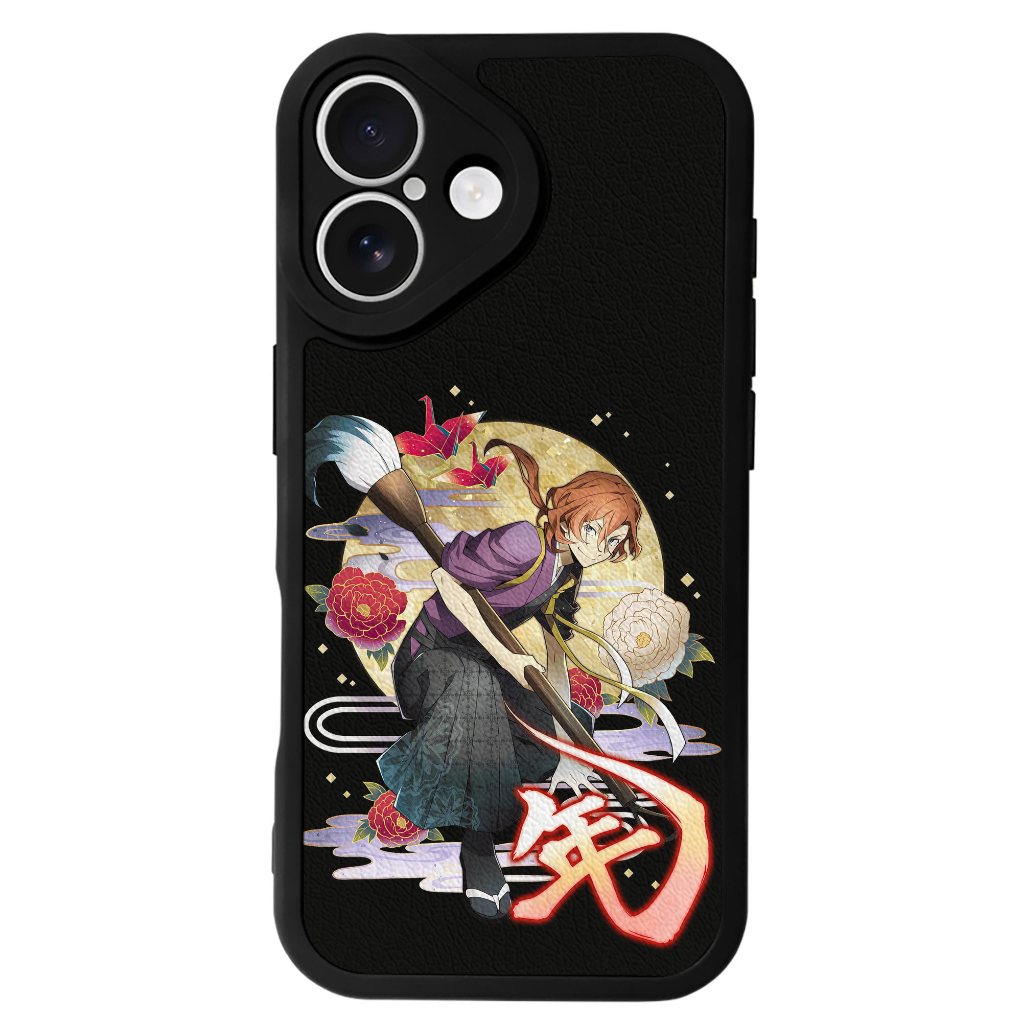 （画像用） 文豪ストレイドッグス Bungo Stray Dogs 【iPhone 16シリーズ対応】シリコンスマホケース（レザー調） 材質：シリコン
